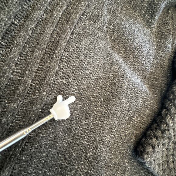 Prana Elsin Cardigan Sweater Womens XS Gray Heavy Duster Cottagecore Boho - Picture 15 of 16